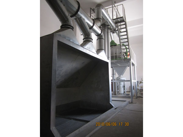 Vibrating screen for feeding mouth and bulk material